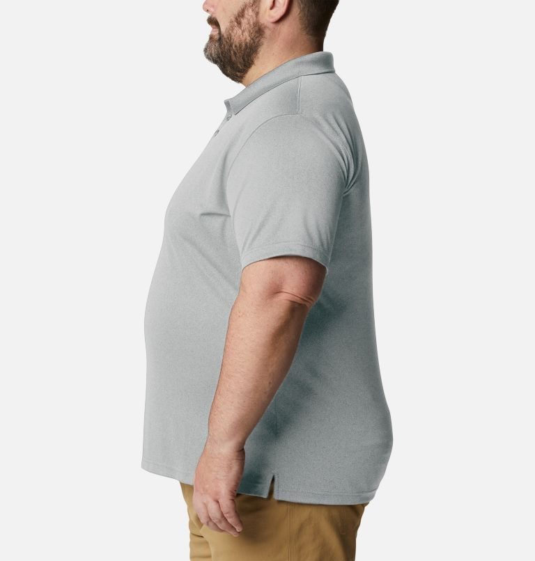Men's Columbia Utilizer Polo Shirts Grey | Plus Size CA-O01L5